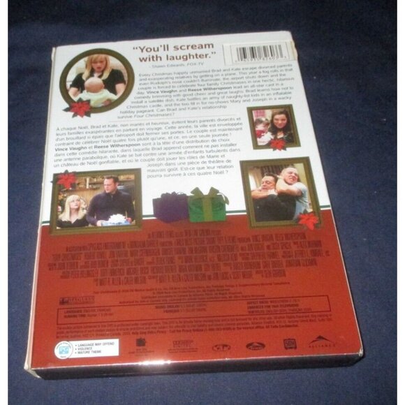 Four Christmases (DVD, 2012, Canadian) w/ slipcover - Picture 2 of 5